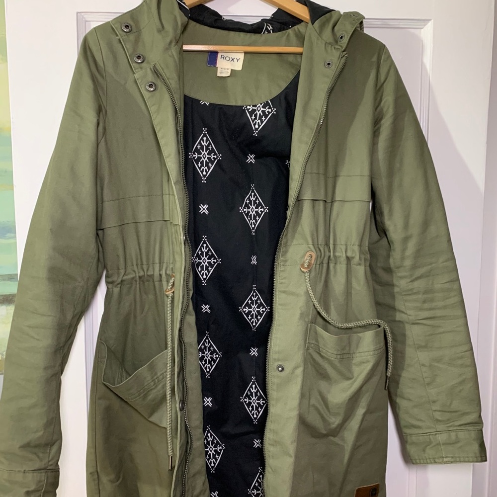Roxy Green Field Jacket, medium